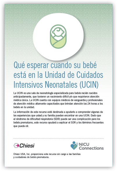 NICU Family Guide - Spanish version.