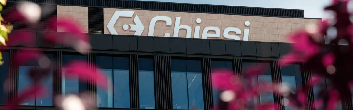 Chiesi branded building
