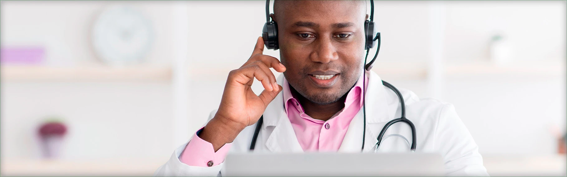 An HCP listening in on a phone call